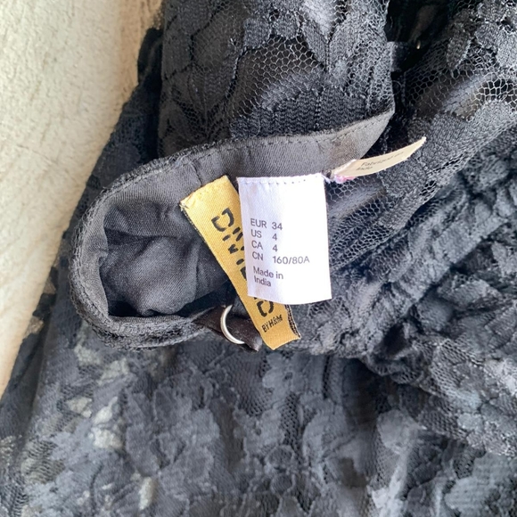 H&M - Black Dress - Size 4 - Picture 6 of 6